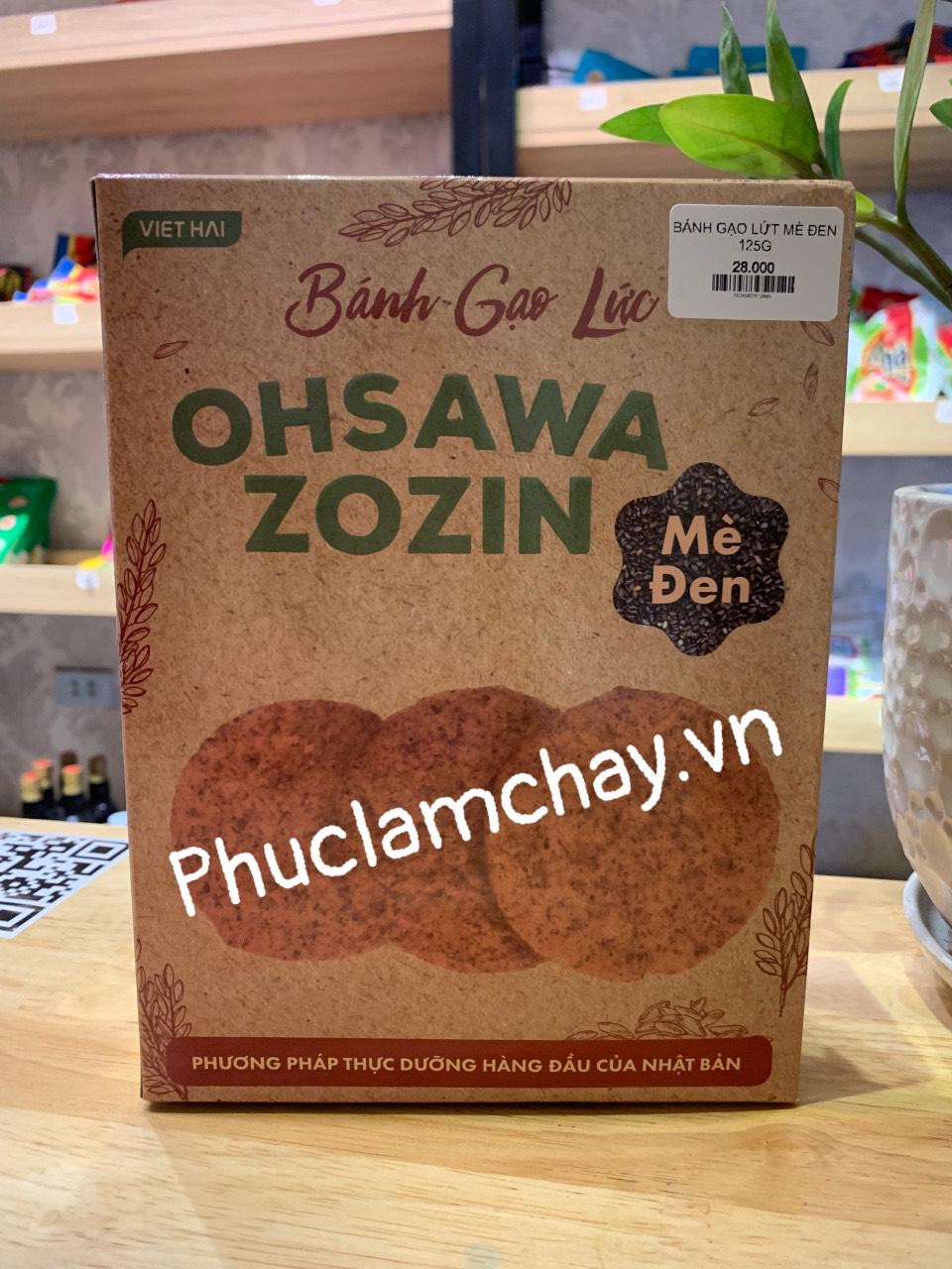 BÁNH GẠO LỨT MÈ ĐEN 125G